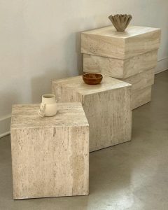 میز عسلی سنگی کد 030 - تصویر 3
