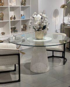 میز ناهار خوری سنگی تراورتن - تصویر 2