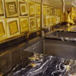 سنگ کابینت گرانیت ماگما گلد ابزار خورده - تصویر 3