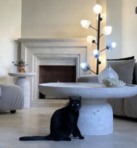 جلو مبلی سنگی تراورتن - تصویر 2