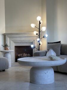 جلو مبلی سنگی تراورتن - تصویر 4