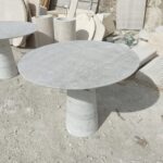 میز آماندا ناهار خوری 4 نفره تراورتن سنگی کد 01 - تصویر 2