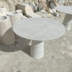 میز آماندا ناهار خوری 4 نفره تراورتن سنگی کد 01 - تصویر 3