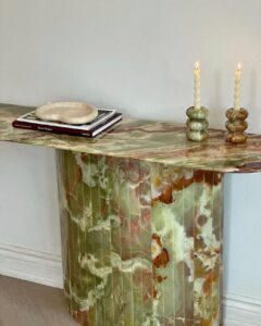 میز مرمر سنگی کد 5684 - تصویر 3