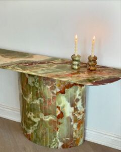 میز مرمر سنگی کد 5684 - تصویر 5