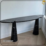 میز کنسول سنگی مشکی