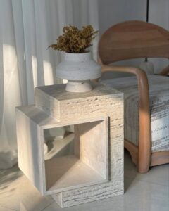 میز سنگی آنیسا تراورتن - تصویر 2