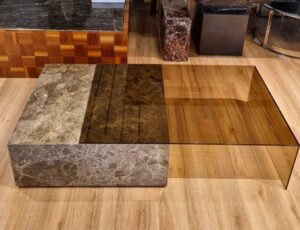 میز جلو مبلی با شیشه خم - تصویر 2