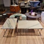 میز جلو مبلی استیل و سنگ - تصویر 6