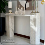 میز کنسول سنگی تراورتن