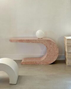 میز کنسول سنگی کد 3430 - تصویر 2