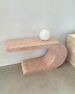 میز کنسول سنگی کد 3430 - تصویر 3