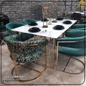 میز ناهار خوری استیل با آلیاژ 304