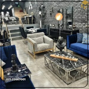 میز جلومبلی استیل آلیاژ 304