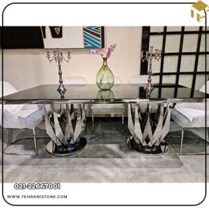 میز ناهار خوری استیل 304 آریا