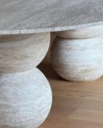 آنا میز ناهار خوری تراورتن 6 نفره - تصویر 4