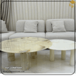 میز اطلس مرمر جلو مبلی